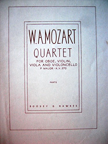 MOZART - Sonata (K.370) del Cuarteto para Oboe y Cuerdas para Oboe y Piano (Goossens/Salomon)