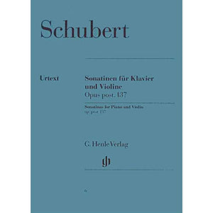 Sonatinas for Piano and Violin op. post. 137 - piano and violin - (HN 6)