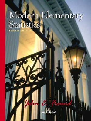 Modern Elementary Statistics