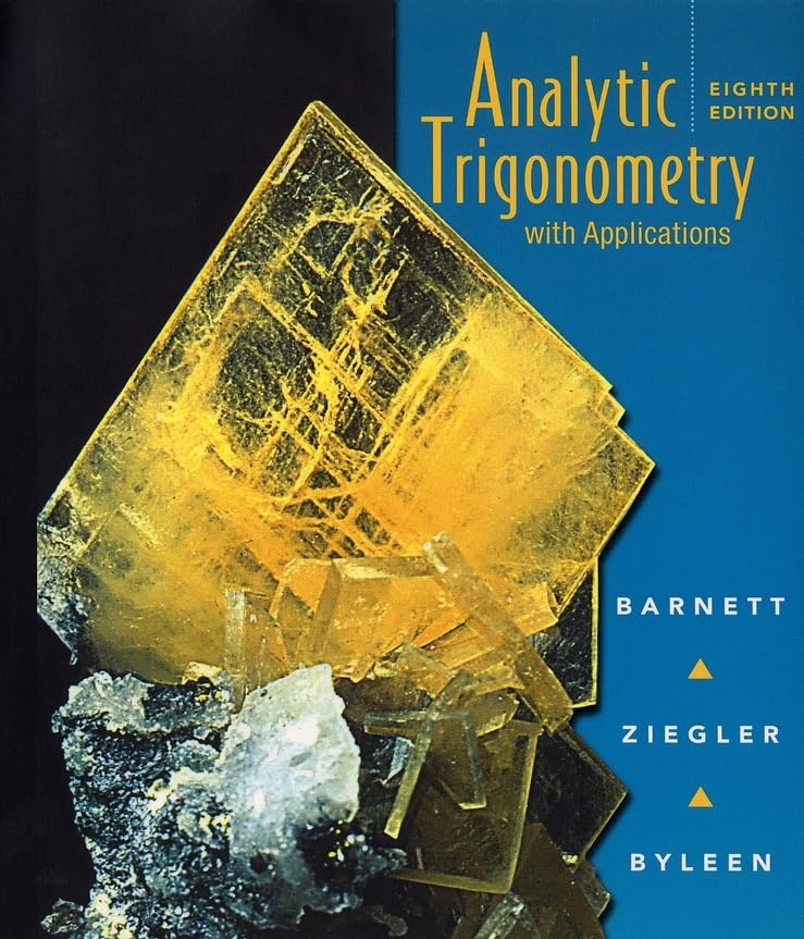Analytic Trigonometry with Applications