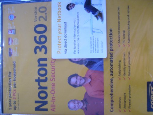 NORTON 360 VERSION 2 ALL IN ONE SECURITY