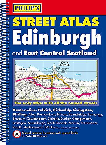 Philip's Street Atlas Edinburgh and East Central Scotland