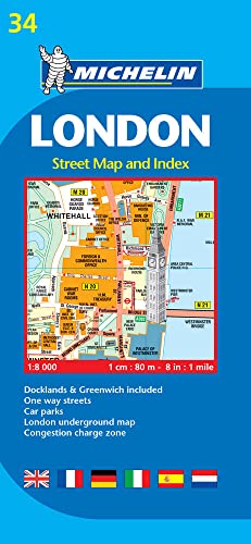 London - Michelin City Plan 34