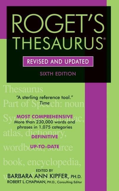 Rogets Concise International Thesaurus