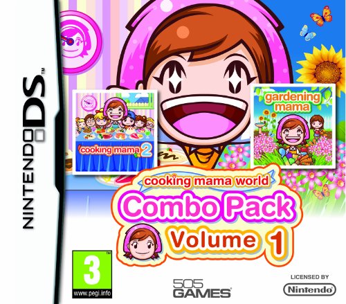 Cooking Mama Double Pack Volume 1 with Cooking Mama 2 and Gardening Mama (Nintendo DS)