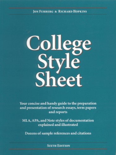 College Style Sheet