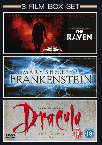Mary Shelley's Frankenstein (1994) / The Raven (2011) / Bram Stoker's Dracula (1992) - Triple Pack