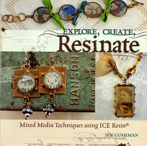 Art Mechanique - Ice Resin Idea Book - Mixed Media Techniques Using Ice - Explore, Create, Resinate