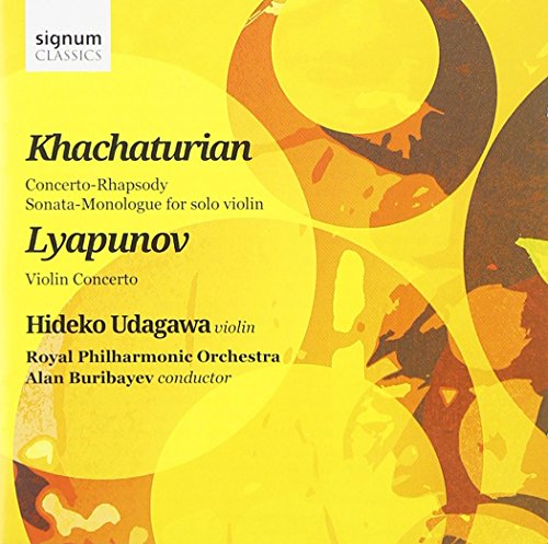 Hideko Udagawa - Khachaturian: Concerto-Rhapsody in B flat; Lyapunov: Violin Concerto