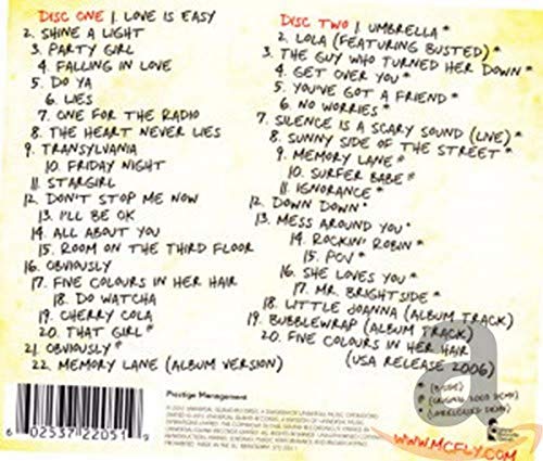 McFly - Memory Lane - The Best of McFly