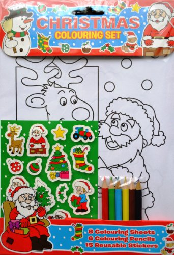 Christmas Colouring Set