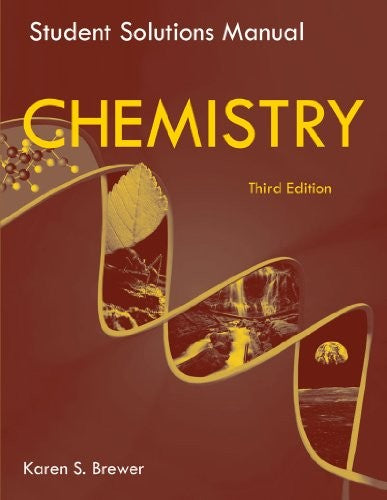 Chemistry the Science in Context 3e Student Solutions Manual