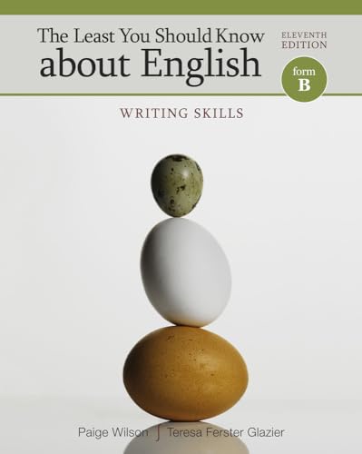 The Least You Should Know About English