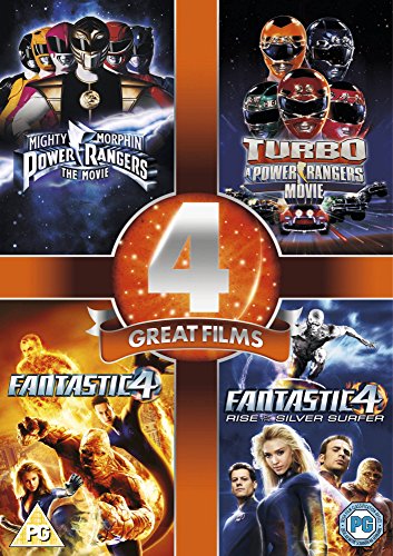 Fantastic Four / Fantastic 4: Rise of the Silver Surfer / Mighty Morphin Power Rangers / Turbo: A Power Rangers Movie [DVD] [1995]