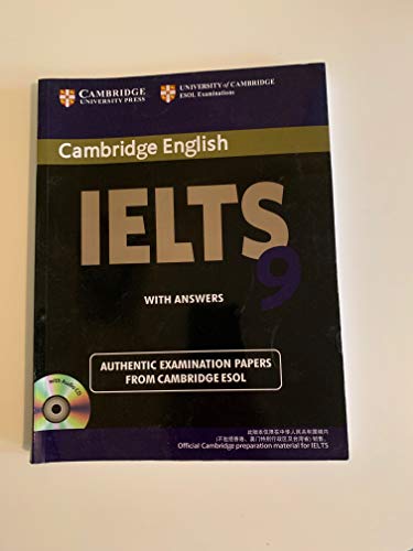 Cambridge Ielts 9 Self-Study Pack (Student's Book with Answers and Audio CDs (2)) China Reprint Edition