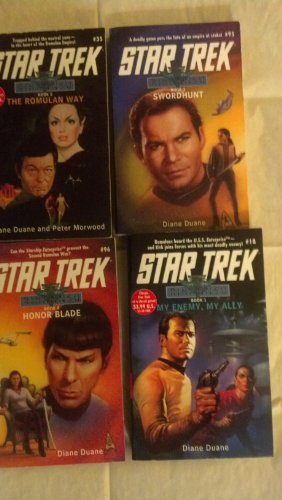 Star Trek Rihannsu Books 1-4, My Enemy, My Ally, the Romulan Way, Swordhunt, Honor Blade (Star Trek Rihannsu series)