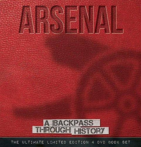 Arsenal - A Backpass Through History -Limited Edition Book and 4 DVD set