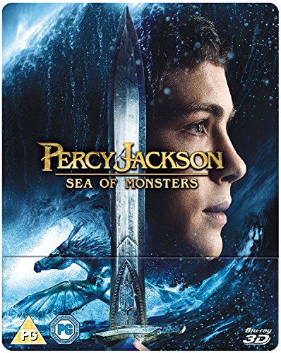 Percy Jackson: Sea of Monsters - Limited Edition Steelbook [Blu-ray 3D + Blu-ray] [Region A & B]