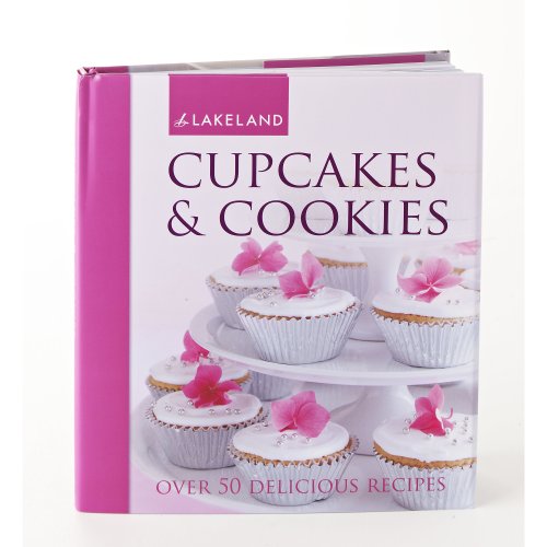 Lakeland Cupcakes & Cookies Baking Recipe Book (50 Recipes) Hardback, 128 Page