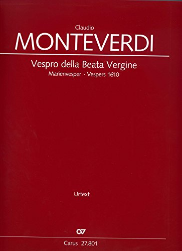 Monteverdi: Vespro della Beata Vergine, SV 206 (Full Score – Paperback)