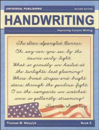 Handwriting: Improving Cursive Writing (Book E)