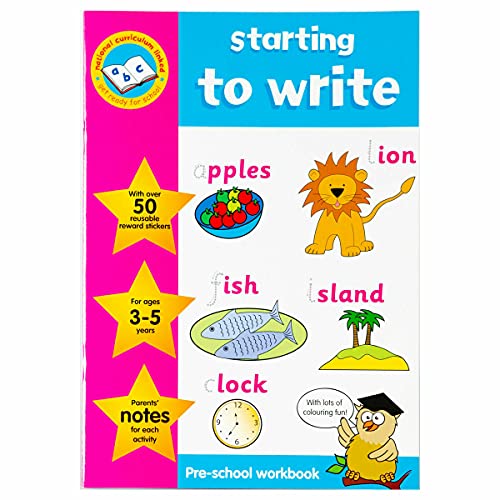 Pre School Activity Workbooks with Reward Stickers