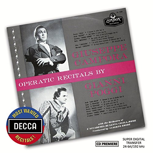Operatic Recitals By Giuseppe Campora & Gianni Poggi (Decca Most Wanted Recitals)