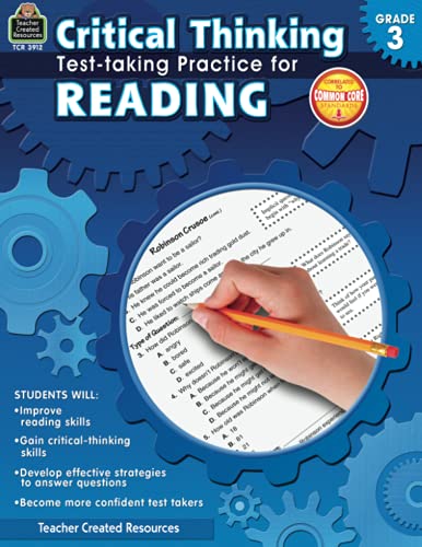 Critical Thinking: Test-Taking Practice for Reading Grade 3