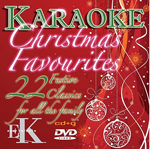 Christmas favourites karaoke CDG and DVD disc by Easy Karaoke - Includes 22 festive classics by Wizard; John Lennon; Mariah Carey and many more!