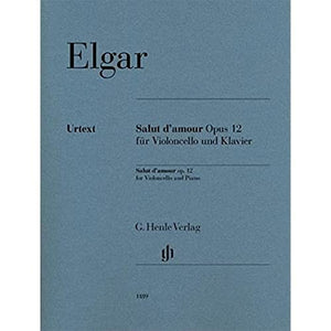 Elgar Salut d'amour Op12 - cello and piano - urtext - score and parts - ( HN 1189 ): Instrumentation: Violoncello and Piano 