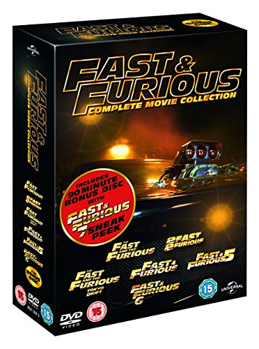 Fast & Furious 1-6 (includes sneak peek of Fast & Furious 7) [DVD] [2015]
