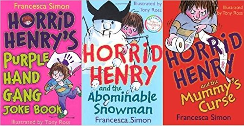 Horrid Henry 3 vol. collection (Horrid Henry and the Abominable Snowman, Purple Hand Gang Joke Book, Horrid Henry and the Mummy's Curse)