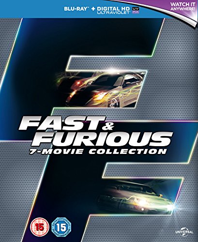 Fast & Furious 1-7 [Blu-ray] [2015] [Region Free]