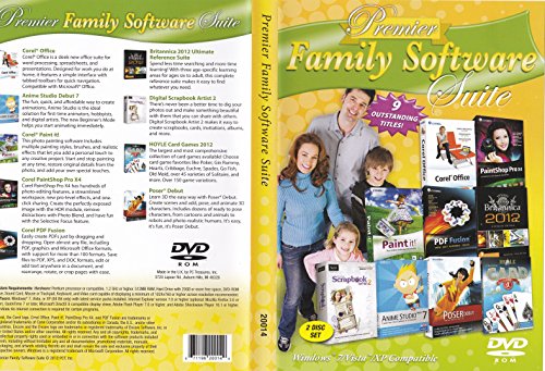 Premier Family Software Suite Windows 7/ Vista/ XP (64 bit) compatible
