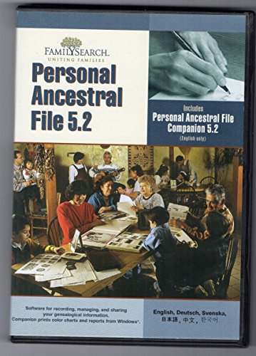 Personal Ancestral File 5.2 - PC