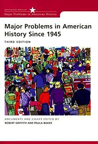 Major Problems in American History Since 1945