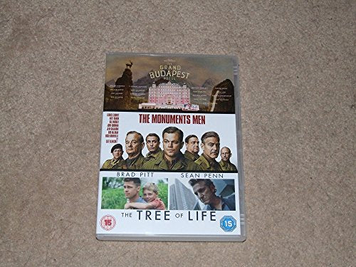 GRAND BUDAPEST HOTEL/THE MONUMENTS MEN/THE TREE OF LIFE - REGION 2 DVD