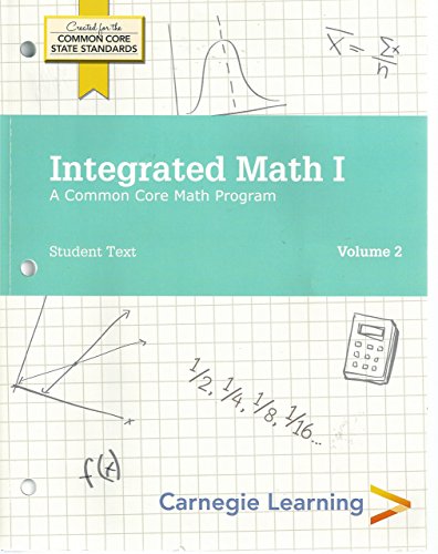 Integrated Math I A Common Core Math Program