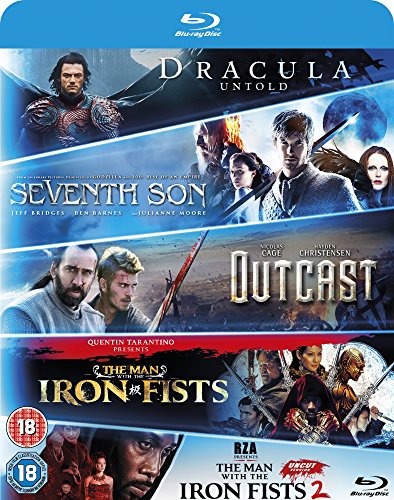 Blu-ray Starter Pack: Seventh Son, Dracula Untold, Outcast, Man with the Iron Fists 1 & 2 [2016]