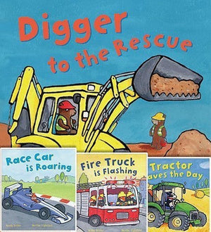 Scholastic Clubs - Busy Wheels 4 bk Set
