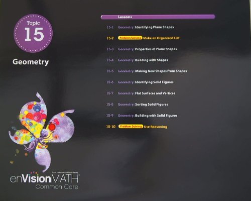 enVision Math, Common Core, Teacher's Edition, Grade 1 Topic 15, Geometry (2012-05-03)
