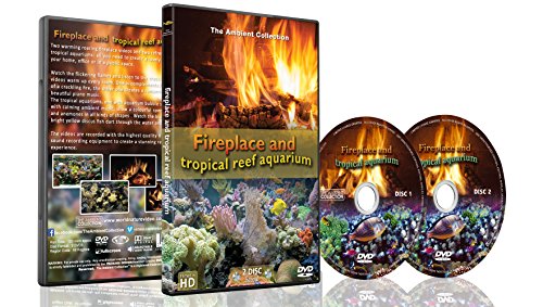 Ambient DVD - Fireplace and Tropical Reef Aquarium 2016