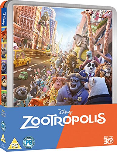 Zootropolis 3D (Includes 2D Version) - Limited Edition Steelbook Blu-ray