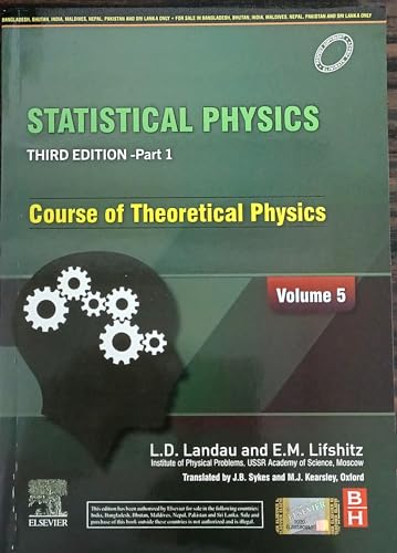 STATISTICAL PHYSICS, VOLUME 5 (PART I), 3RD EDITION
