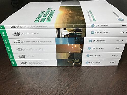 2016 CFA Program Curriculum Level I Volume 1