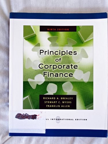 Principles of Corporate Finance