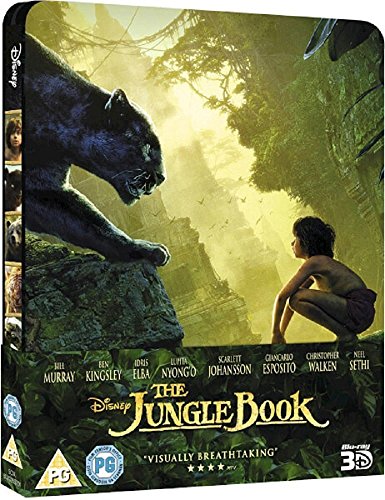 The Jungle Book 3D (Includes 2D Version) - Limited Edition Steelbook Blu-ray