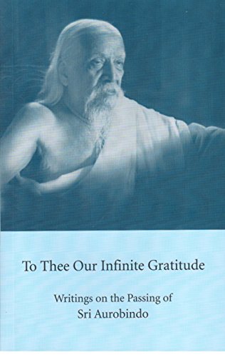 TO THEE OUR INFINITE GRATITUDE