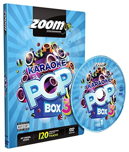 Zoom Karaoke Pop Box 3 Party Pack - 4 DVD Box Set - 120 Songs