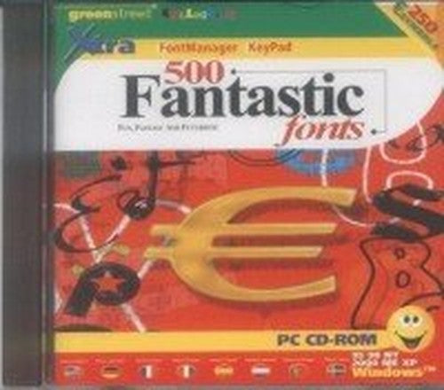 GREENSTREET 500 FANTASTIC FONTS